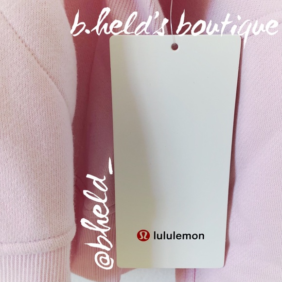 lululemon Scuba Oversized Half-Zip Hoodie in Meadowsweet Pink Size M/L New NWT - Picture 4 of 15